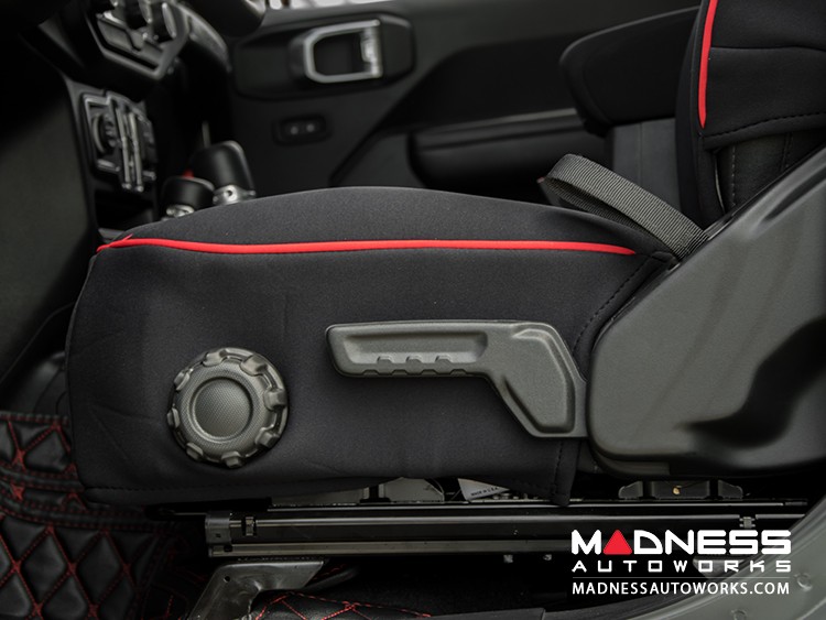 Jeep Wrangler JL Seat Covers Front + Rear Seats Custom Neoprene Design